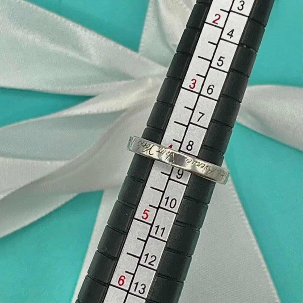 Rare & Retired - Tiffany & Co Notes Fifth Ave Ring - Size 4